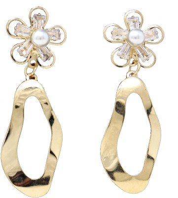 Aadiyatri Aadiyatri Elegant & Stylish Valentines Special Designer Earrings for Girls & Women Brass Drops & Danglers