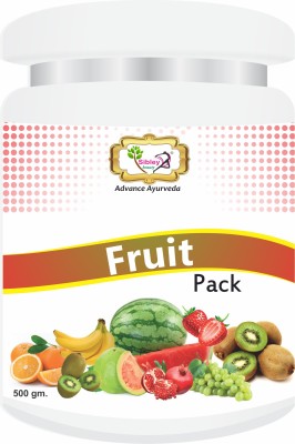 Sibley Beauty Mix-Fruit Face Pack Mask (1 x 500 gm.) - for brightening, smoothening, facial glow, oily dry normal combination skin, men women girls boys - Salon Pack Products(500 g)