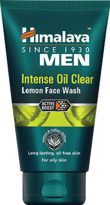 Himalaya Men Intense Oil Clear Lemon with Menthol for up to 12-hour Oil control Face Wash(100 ml)