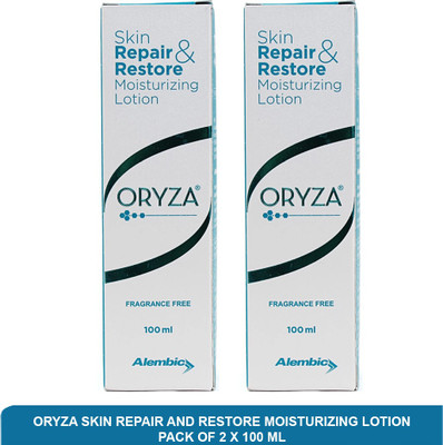 Oryza Moisturizing Lotion | Skin Repair Lotion (Pack of 2)100ml(200 ml)