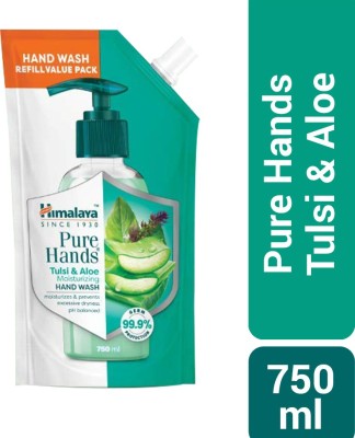 HIMALAYA Pure Hands Tulsi & Aloe Moisturizing Hand Wash Pouch(750 ml)