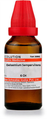 Dr.Willmar Schwabe India Gelsemium Sempervirens 6 CH Dilution(30 ml)