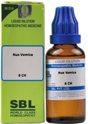 SBL Nux Vomica 6 CH Dilution(30 ml)