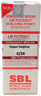 SBL Hepar Sulphur 0/24 LM Globules(20 g)