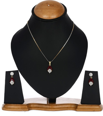 ZENEME Alloy Gold Jewellery Set(Pack of 1)