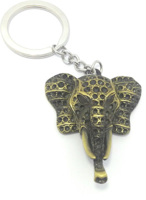 Key Era Ganesh Antique Forged Head Key Chain