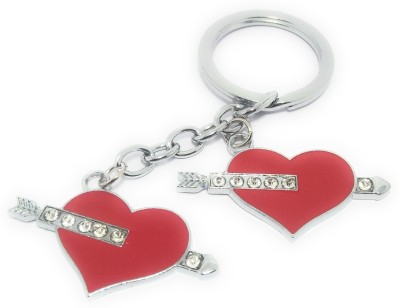 Key Era Double Arrow Heart Key Chain