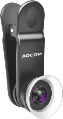 ADCOM 12x/24x Macro Mobile Phone Camera Lens with Lens Hood - Compatible with All iPhone & Android Smartphones (Black) Mobile Phone Lens