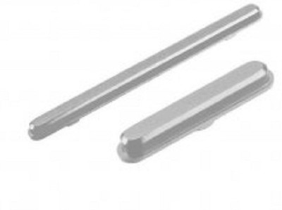 TTRADERS E3 Silver External Key / Power & Volume Key / Power ON/OFF Button Moto E3 Power ON/OFF Button