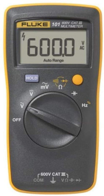 FLUKE 101 Digital Multimeter(Yellow 6000 Counts)