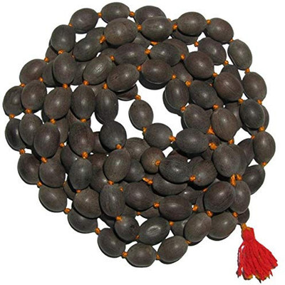 SONIRO Kamal Gatta Mala with 108 Lotus Seed KamalGatta Japa Mala Rosary Beads Pooja Beeds Wood Chain Beads Wood Chain Beads Wood Chain