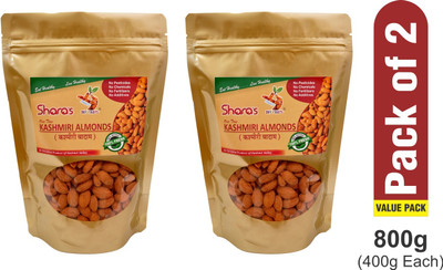 44% OFF on Shara's Premium One Tree Kashmiri Almonds, 800g (Pack of 2 X 400g each) I Natural Almonds(2 x 400 g) 44% OFF on Shara's Premium One Tree Kashmiri Almonds, 800g (Pack of 2 X 400g each) I Natural Almonds(2 x 400 g)