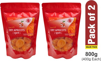 Shara's Premium Dried Apricots, 800g (Pack of 2 X 400g each) I Turkish Apricots(2 x 400 g)