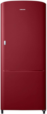 SAMSUNG 192 L Direct Cool Single Door 2 Star Refrigerator (Scarlet Red, RR20A11CBRH/HL)