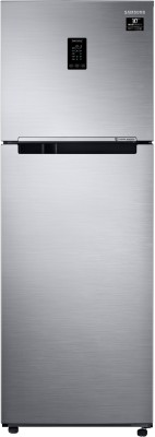 SAMSUNG 345 L Frost Free Double Door 3 Star Convertible Refrigerator(Refined Inox, RT37T4533S9/HL)