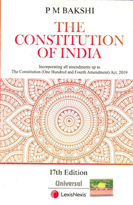 Lexis Nexis Constitution Of India (Pkt.Size) By P M Bakshi 17th Edition February 2020(PaperBook, P M Bakshi)