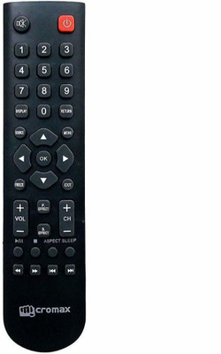 astigo Compatible Remote MMX-5 for Micromax Remote Controller(Black)