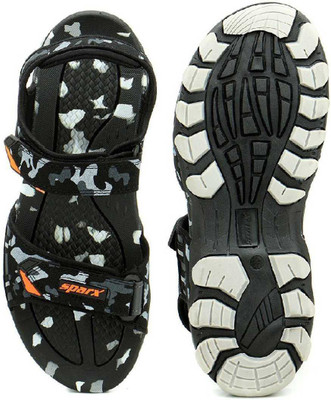 Sparx SS 467 Men Sports Sandals(Black, Grey , 10)
