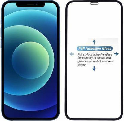 kentop Edge To Edge Tempered Glass for Apple iPhone 12(Pack of 1)