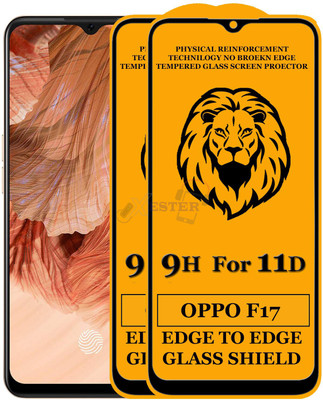 HQ Protection Edge To Edge Tempered Glass for OPPO F17(Pack of 2)