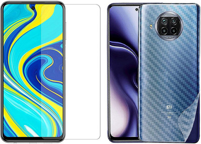 LIKEDESIGN Front and Back Screen Guard for Mi 10i(Pack of 2)