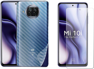 LIKEDESIGN Front and Back Screen Guard for Mi 10i(Pack of 2)