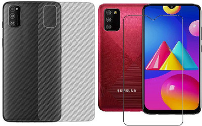 LIKEDESIGN Front and Back Screen Guard for Samsung Galaxy M02s(Pack of 2)