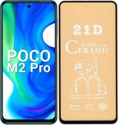from comm Impossible Screen Guard for Gaming Ceramic Matte Tempered Glass For POCO M2 PRO(Pack of 1)