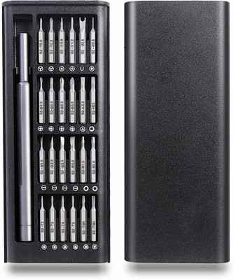 REHTRAD 25 in 1 Precision Screwdriver Set, Magnetic Driver Bit Set, Pocket Screwdriver Tool Set, Mini Screwdriver Kit, Repair Tool Kit for Electronics Precision Screwdriver Set(Pack of 1)