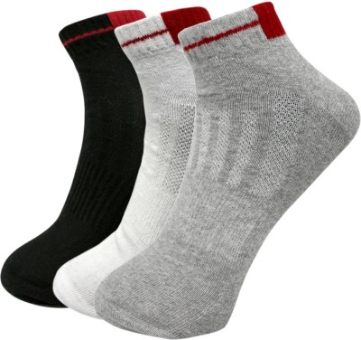 NATURE LINE Men & Women Solid Ankle Length(Pack of 3)