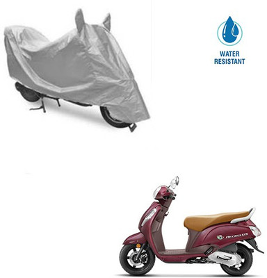 SRENTERPRISES Two Wheeler Cover for Suzuki(Access SE, Silver)