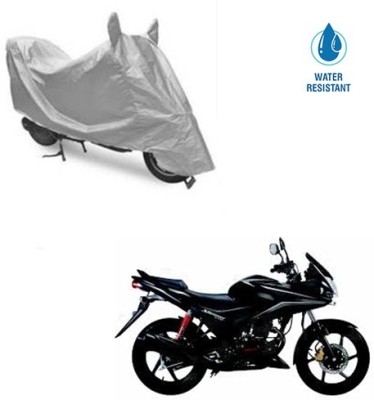 SRENTERPRISES Two Wheeler Cover for Honda(CBF Stunner, Silver)