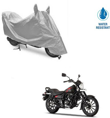SRENTERPRISES Two Wheeler Cover for Bajaj(Avenger 220 Street, Silver)