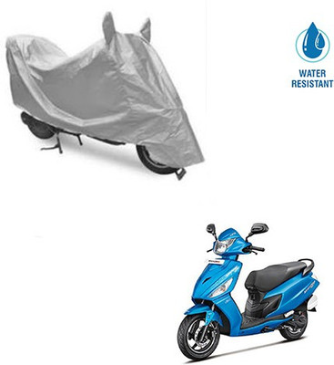 MOTOWORLD Two Wheeler Cover for Hero(Maestro Edge, Silver)