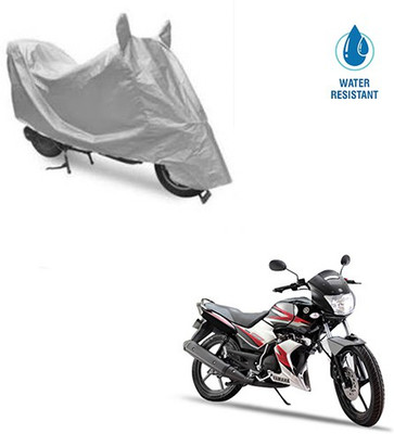 MOTOWORLD Two Wheeler Cover for Yamaha(SS 125, Silver)