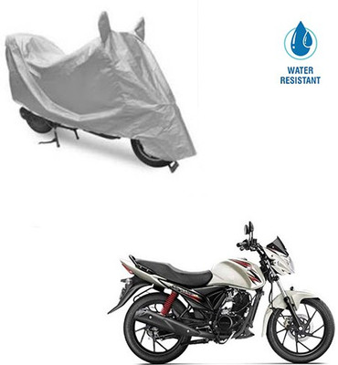 MOTOWORLD Two Wheeler Cover for Suzuki(Sling Shot Plus, Silver)