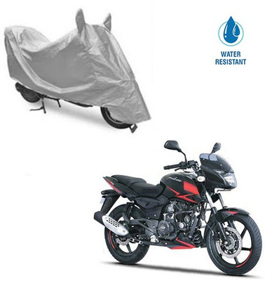 MOTOWORLD Two Wheeler Cover for Bajaj(Pulsar 180 DTS-i, Silver)
