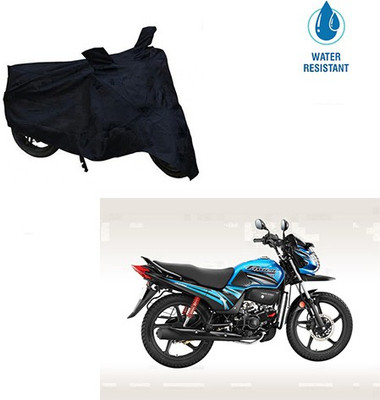 Mdstar Waterproof Two Wheeler Cover for Honda(Passion Pro TR, Black)
