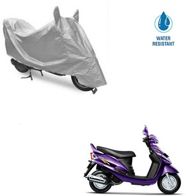 MOTOWORLD Two Wheeler Cover for Mahindra(Rodeo RZ, Silver)