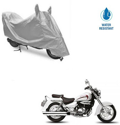 SRENTERPRISES Two Wheeler Cover for Hyosung(Aquila Pro 650, Silver)