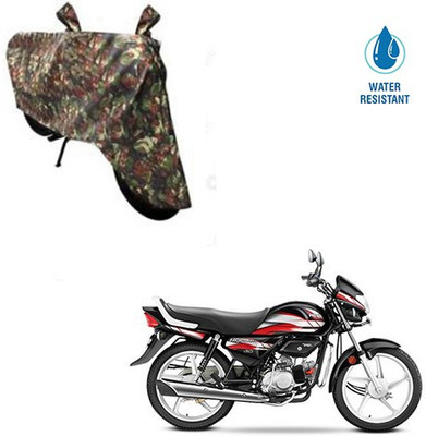 SRENTERPRISES Two Wheeler Cover for Hero(CD deluxe, Multicolor)
