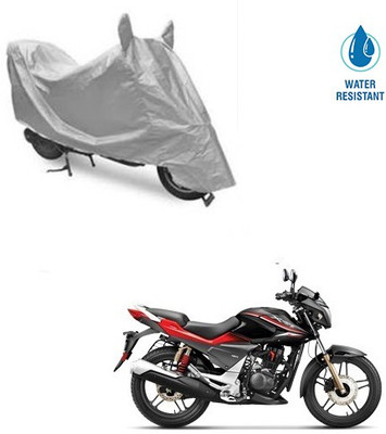 SRENTERPRISES Two Wheeler Cover for Honda(CBZ Extreme, Silver)