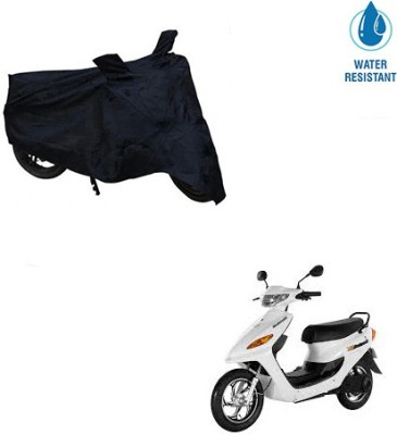 Mdstar Waterproof Two Wheeler Cover for Indus(Yo Electron, Black)