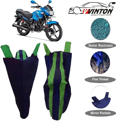 V VINTON Two Wheeler Cover for Hero(Glamour FI, Multicolor)