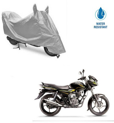 MOTOWORLD Two Wheeler Cover for Bajaj(Discover 100 DTS-i, Silver)