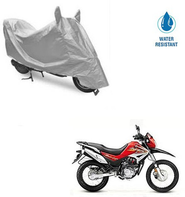 SRENTERPRISES Two Wheeler Cover for Hero(Impulse, Silver)
