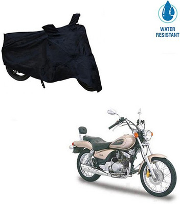 SRENTERPRISES Two Wheeler Cover for Yamaha(Enticer, Black)