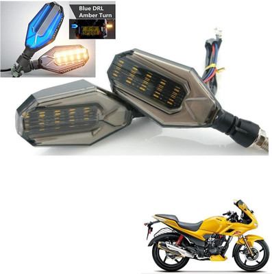 KOZDIKO Front, Side, Rear LED Indicator Light for Hero Karizma(Blue)