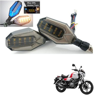 AuTO ADDiCT Front, Rear, Side LED Indicator Light for Bajaj Avenger 220(Blue, Yellow)