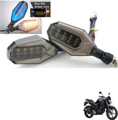 KOZDIKO Front, Side, Rear LED Indicator Light for Yamaha FZ-S(Blue)